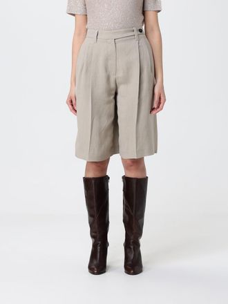 Brunello Cucinelli Linen Blend Tailored Shorts