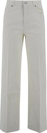 SOEUR Wide Jeans, female, Beige, 2XS, Classic Beige Trousers Straight Cut