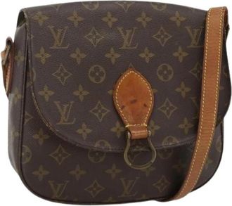 Louis Vuitton Pre-owned Monogram Schoudertas - Dames - Vintage Schoudertas - Bruin - ONE Size - Leer - Vintage