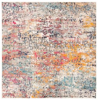 Safavieh Alfombra gris/rosa/multicolore 201 x 201 cm