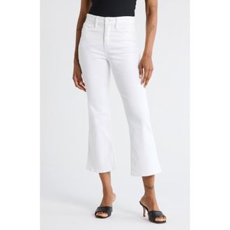 Good American Good Legs Crop Mini Bootcut Jeans in White001 at Nordstrom Rack, Size 16