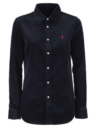 Polo Ralph Lauren Stretch Slim Fit Velvet Shirt