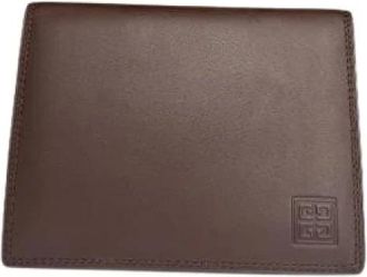 Givenchy Pre-owned Wallets, female, Brown, Size: ONE SIZE Pre-owned Leather Wallet