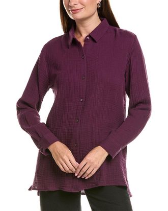 Eileen Fisher Eileen Fisher Lofty Gauze Classic Shirt