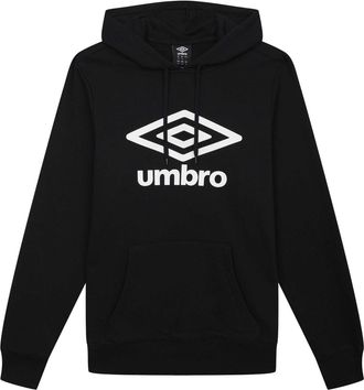 Umbro Herenlogo Hoodie (Zwart)
