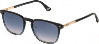 Police Mens SPLQ86 54 0GBL Sunglasses - Blue - One Size