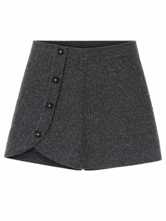 The Garment Como Wool Cashmere Wrap Miniskirt