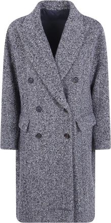 Brunello Cucinelli Single-Breasted Coats - Dames - Mantel - Zwart - L - Jassen