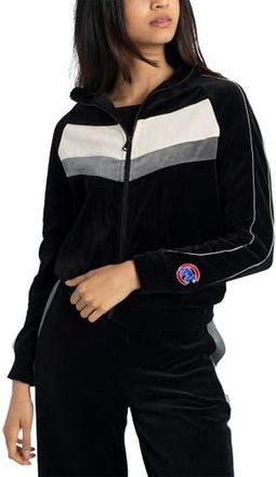 Lusso Womens Lusso Black Chicago Cubs Nixie Raglan Full-Zip Jacket at Nordstrom, Size Medium