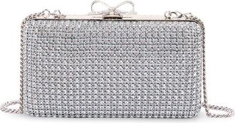 Self Portrait Crystal Chainmail Clutch Bag