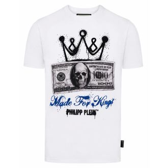 Philipp Plein Heren, Tops, Wit, Maat: 3XL