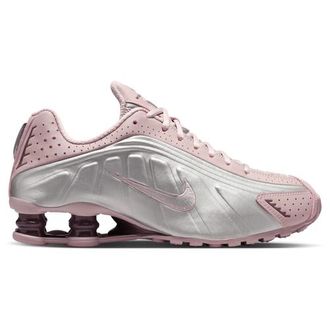 Nike Womens Shox R4 - Running Shoes Mtlc Silver/Tattoo/Particle Rose Size 12.0