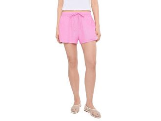 L*Space Rio Shorts Womens Shorts Hottest Pink : SM, Elastane/Rayon