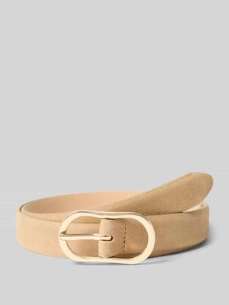 Weinmann Weinmann G&uuml;rtel aus echtem Rindsleder in Velours-Optik in Beige, Gr&ouml;&szlig;e 100