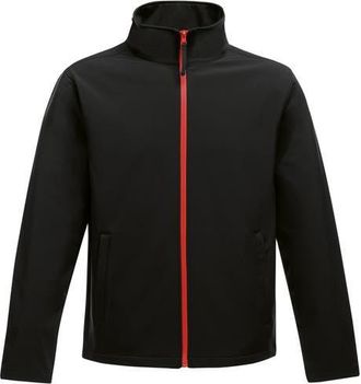 Regatta Standout Ablaze Printable Softshell Jacket in Black And Classic Red at Nordstrom, Size Xxx-Large