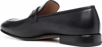 Ferragamo Calf Leather Penny Loafer - Black