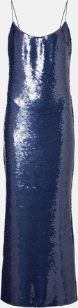 New Arrivals Abito lungo con paillettes