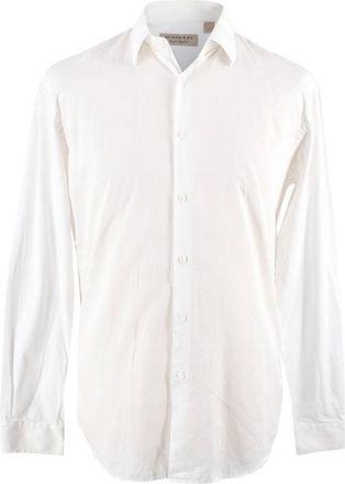 Burberry White Classic Long Sleeve Shirt Size 15