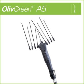 Minelli Minelli OlivGreen A5 - Abbacchiatore scuotiolive elettrico 12V con asta telescopica e cavo 14 m - produzione 85/105 kg/h