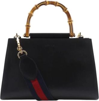Gucci Pre-owned Handbags, female, Black, Size: ONE SIZE Pre-owned Vintage Handbag