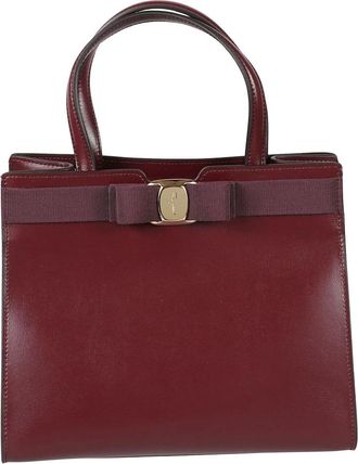 Ferragamo Handtas - Dames - Tassen - Paars - Maat: ONE Size