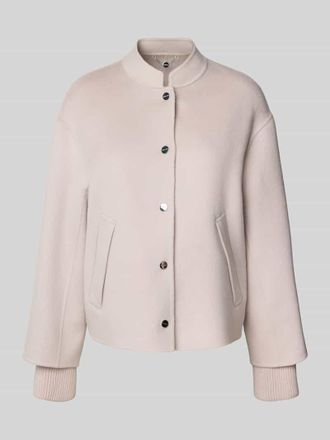 Marc Cain Jacke mit Druckknopfleiste in Kitt, Größe 34