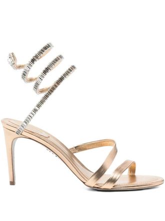 Rene Caovilla Crystal-Embellished Sandals 80 Shoes