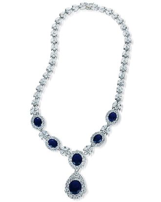 Genevive Silver Cz Necklace