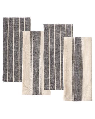 KAF Home Kaf Home Set Of 4 Monaco Slubbed Tea Towels