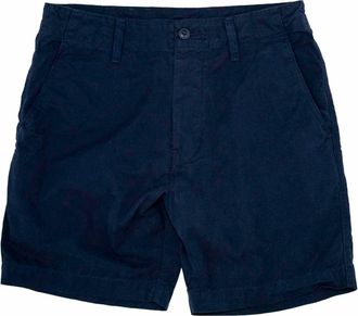 SAVE KHAKI UNITED Mens Relaxed Twill Short In Navy