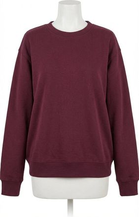 Z Supply Classic Boyfriend Sweatshirt In Merlot