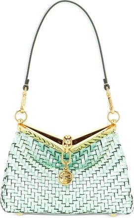Etro Vela shoulder bag - women - Calf Leather - One Size - Green
