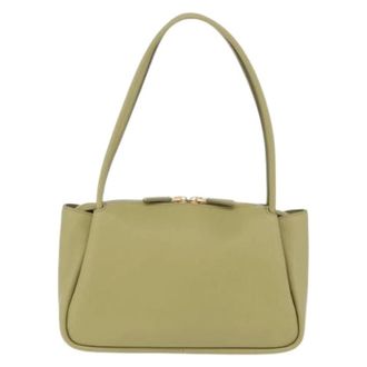 Prada Pre-owned Vintage Shoulder Bag - Dames - Pre-owned - Groen - Maat: ONE Size Leer