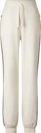 Bogner Calotta virgin wool blend knitted trousers for women - Off-White - 34