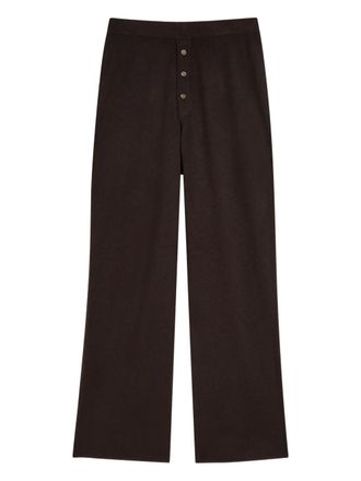 Guest In Residence Everywear wide-leg trousers - Marrone