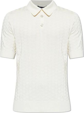 Dolce & Gabbana Silk Polo - Heren - Polos - Beige - L - Tops