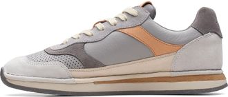 Clarks Mens Craftrun Tor Sneaker, Grey, 9.5 UK