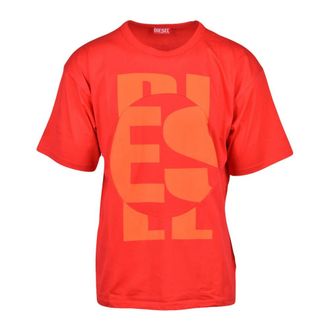 Diesel Hombre, Camisetas, Rojo, Talla: L
