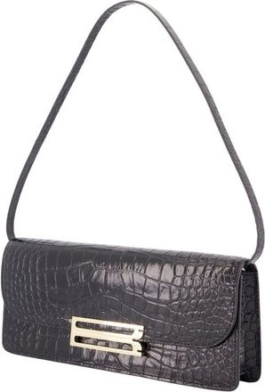 Victoria Beckham Womens Dorian East Clutch Black Calfskin