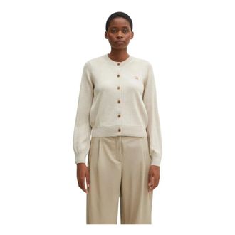 Maison Kitsun&eacute; Donna, Maglie, Beige, S, new
