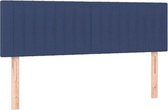 vidaXL Cabeceros 2 Unidades Tela Azul 72x5x78/88 Cm Vidaxl