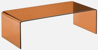 Sweeek Mesa De Centro Rectangular De Cristal Templado