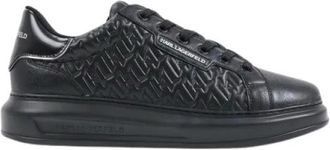Karl Lagerfeld Kapri Sneakers - Heren - Sneakers - Zwart - 40 EU - Leer - Schoenen