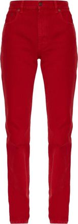 Chlo&eacute; Tapered Leg Jeans - Dames - Slim Fit Jeans - Rood - W28 - Denim - Jeans
