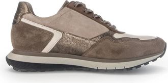 Gabor Trendy Dames Wandelsneaker - Dames - Sneakers - Beige - 44 EU - Su&egrave;de - Schoenen