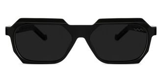Vava WL0004 Black Matte Mens Sunglasses Size 56