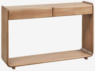 Sklum Consola Recibidor Rectangular 120x30 Cm En Madera Tinsley Sklum