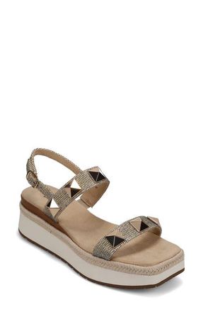 Vaneli Elby Slingback Platform Sandal in Camel at Nordstrom, Size 9.5