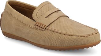 Vance Co. Vance Yates Medium and Wide Width Perforated Slip-on Driving Penny Loafer
