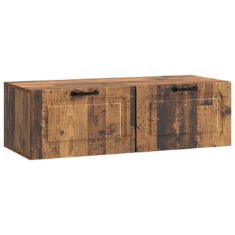 vidaXL Mueble Para Tv De Pared Madera Envejecida 98 X 41 X 30 Cm Vidaxl